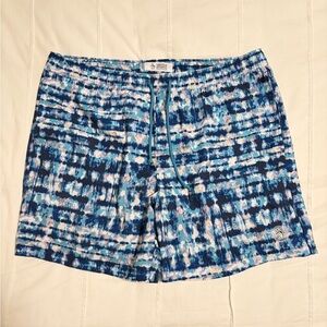 Original Penguin Blue Tie Dye Swim Shorts